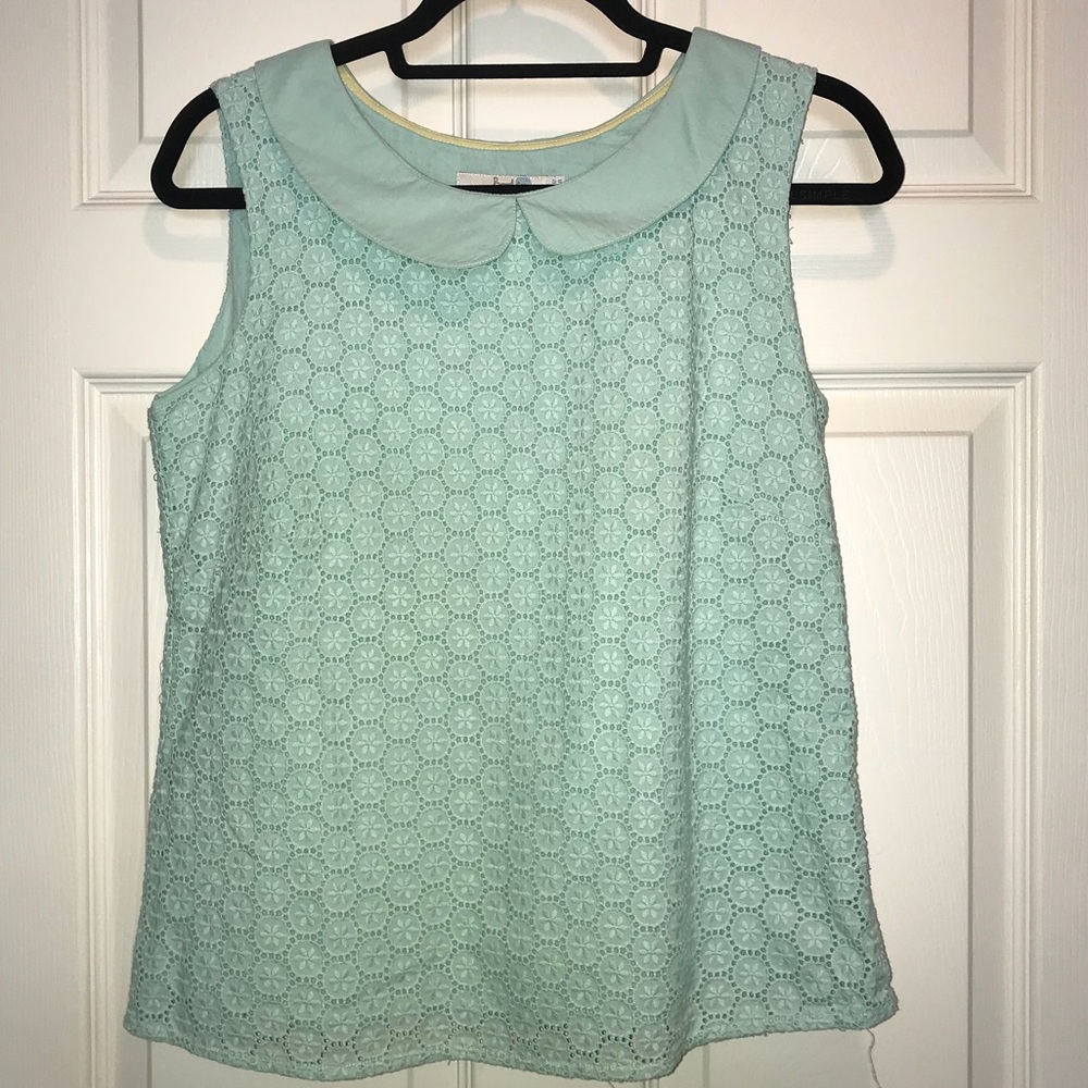Boden Peter Pan collared top